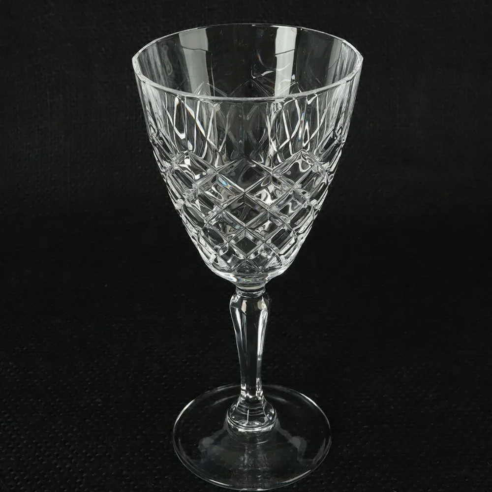 Vintage Water Goblet Dauphine by CRISTAL D'ARQUES-DURAND Set of Two